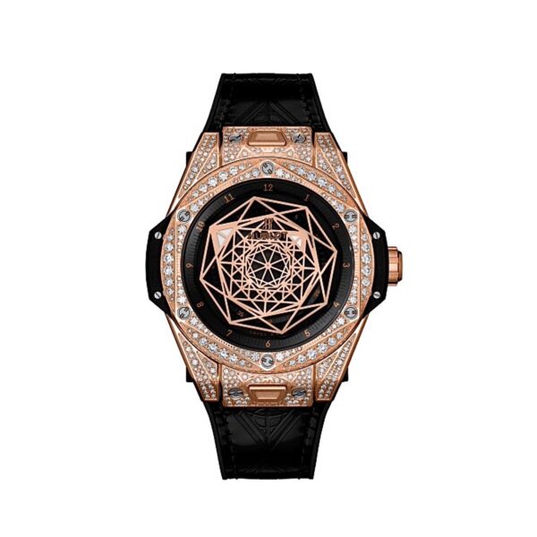 Hublot Big Bang Sang Bleu King Gold Pave 39mm