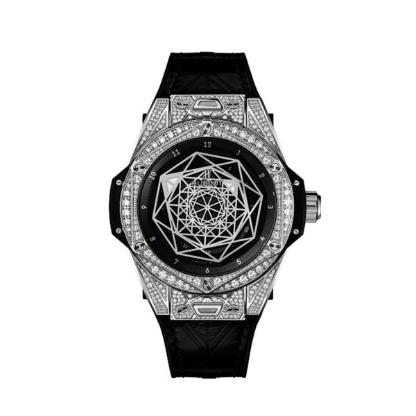Hublot Big Bang Sang Bleu Steel Pave 39mm