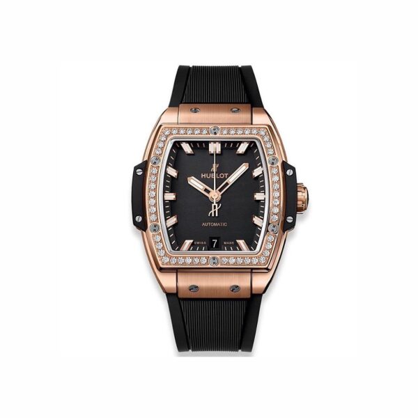 Hublot Spirit Of Big Bang King Gold Black Pave 39mm