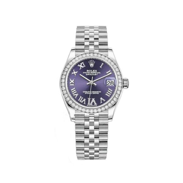 Rolex Datejust 278384RBR-0030 Mặt Số Tím Cọc Số La Mã 31mm