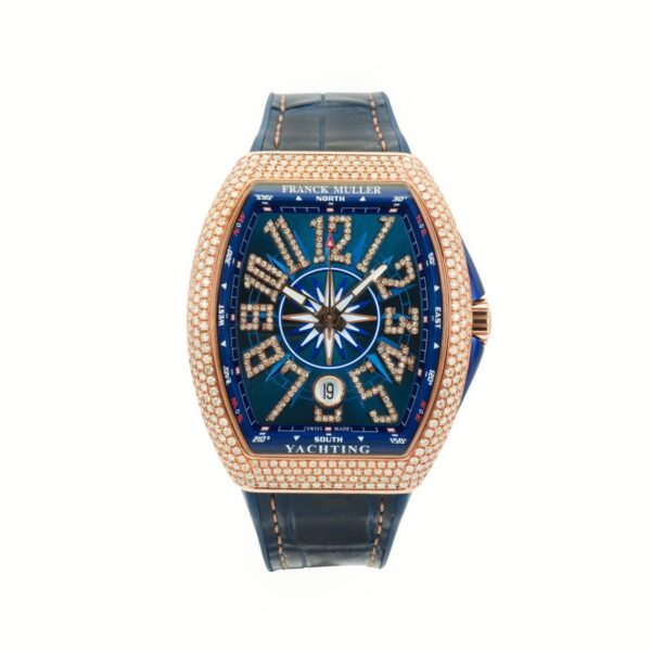 Franck Muller Yachting V41 Rose Gold Pave