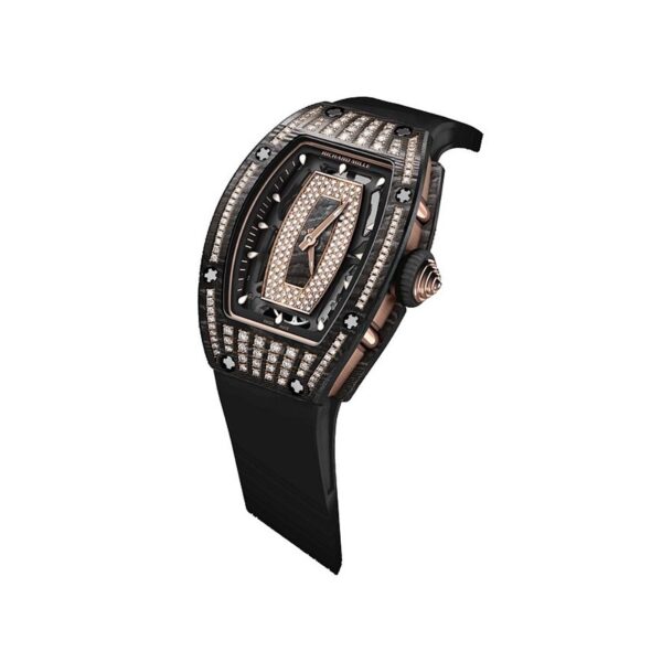 Richard Mille RM 07-01 Black Carbon Mid Set Diamond - Hình ảnh 2