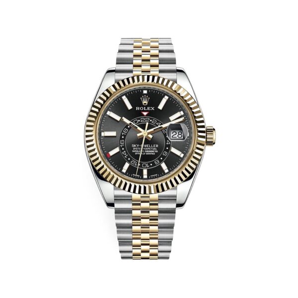 Rolex Sky-Dweller 326933-0005 Mặt Số Đen Cọc Số Index 42mm