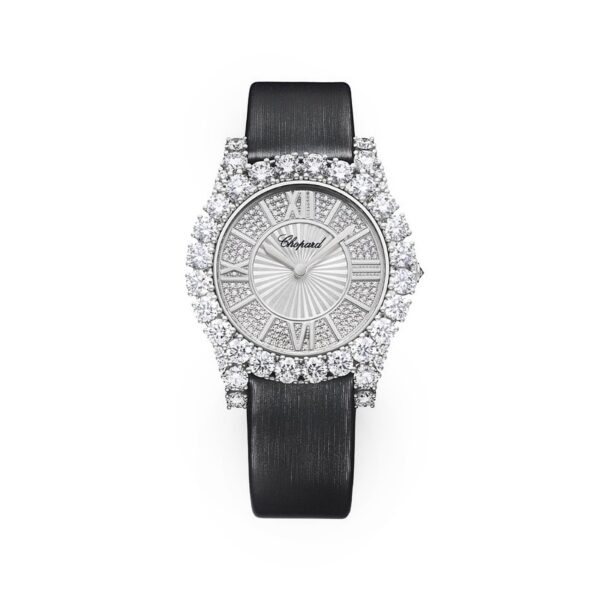 Chopard L'heure Du Diamant Round White Gold Full Diamond 36mm