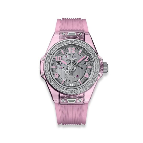 Hublot Big Bang One Click Pink Sapphire Pave 39mm