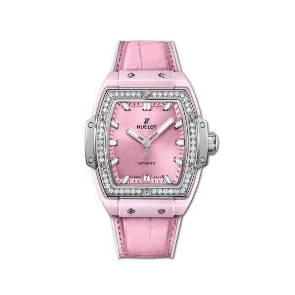 Hublot Spirit Of Big Bang Titanium Pink Ceramic Pave 39mm