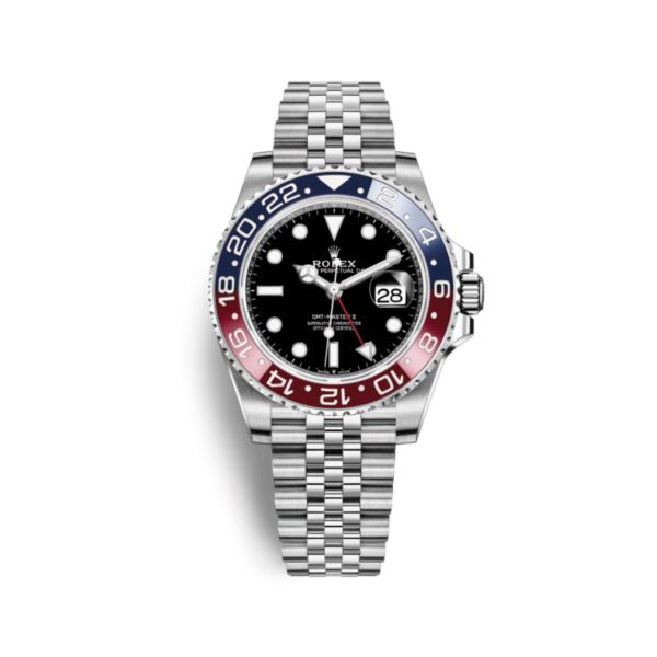 Rolex GMT-Master II 126710BLRO-0001 Mặt Số Đen Cọc Số Chromalight 40mm