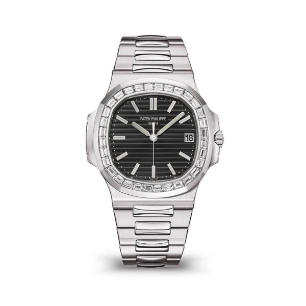 Patek Philippe Nautilus 5711/110P-001 Baguette Diamonds Bezel 40mm