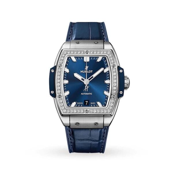 Hublot Spirit Of Big Bang Titanium Blue Pave 39mm