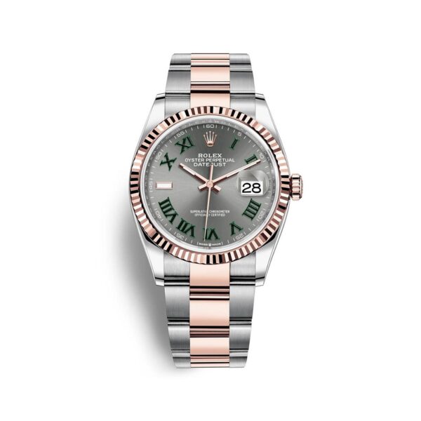 Rolex Datejust 126231-0030 Mặt Số Wimbledon Cọc Số La Mã  36mm