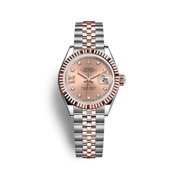 Rolex Datejust Ladies 279171-0027 Mặt Số Hồng Cọc Số Sao 28mm