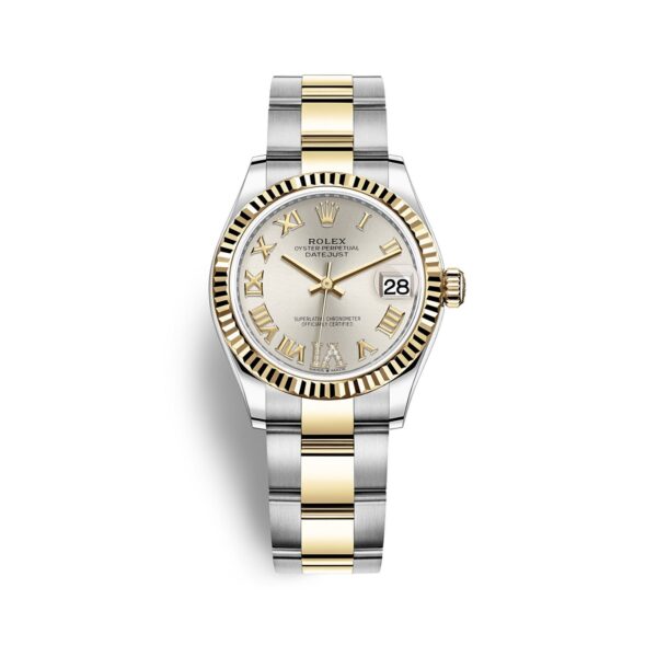 Rolex Datejust 278273-0005 Mặt Số Bạc Cọc Số La Mã 31mm