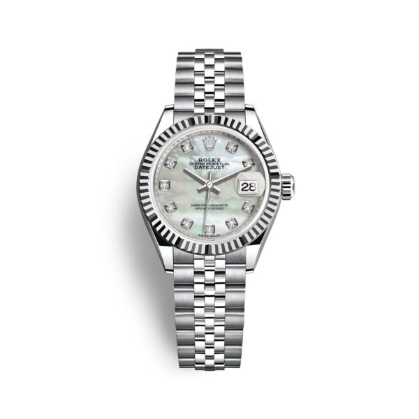 Rolex Datejust Ladies 279174-0009 MOP Cọc Số Kim Cương 28mm