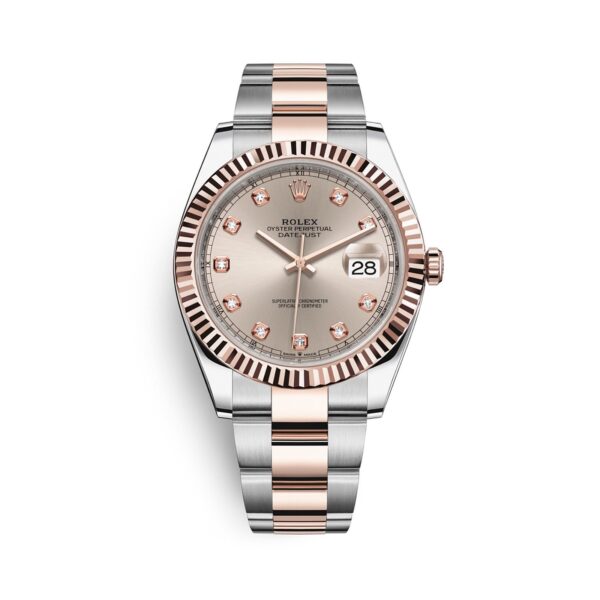 Rolex Datejust 126331-0007 Mặt Số Sundust Cọc Số Kim Cương 41mm