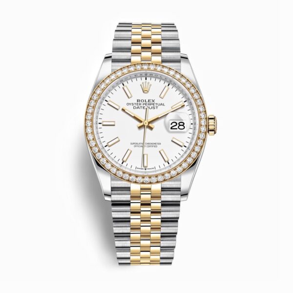 Rolex Datejust 126283RBR-0005 Mặt Số Trắng Cọc Số Index 36mm