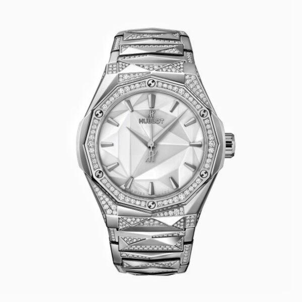 Hublot Classic Fusion Orlinski Bracelet Titanium White Alternative Pave 40mm
