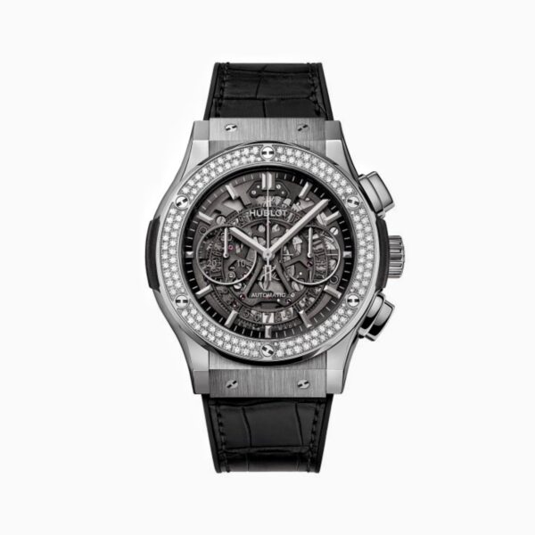 Hublot Classic Fusion Aerofusion Titanium Pave 45mm