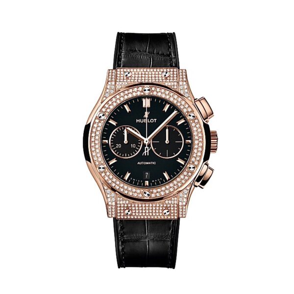 Hublot Classic Fusion Chronograph King Gold Pave 42mm