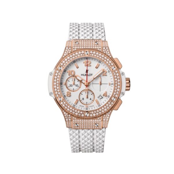 Hublot Big Bang Original King Gold White Full Pave 41mm