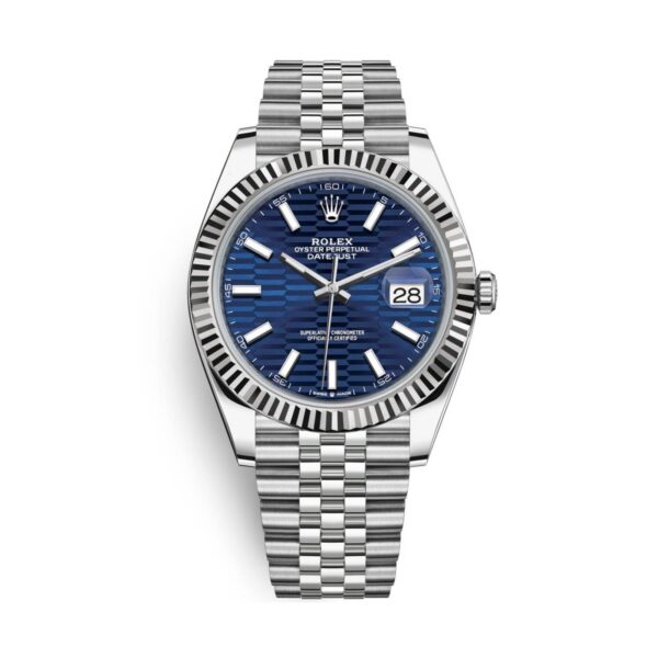 Rolex Datejust 126334-0032 Mặt Số Vân Gấp Nếp Cọc Số Index 41mm