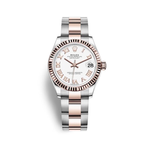 Rolex Datejust 278271-0001 Mặt Số Trắng Cọc Số La Mã 31mm