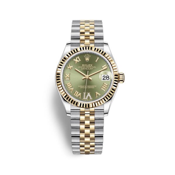 Rolex Datejust 278273-0016 Mặt Số Olive Cọc Số La Mã 31mm