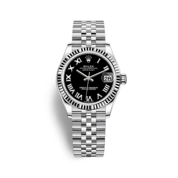Rolex Datejust 278274-0002 Mặt Số Đen Cọc Số La Mã 31mm