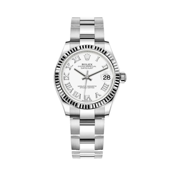 Rolex Datejust 278274-0009 Mặt Số Trắng Cọc Số La Mã 31mm