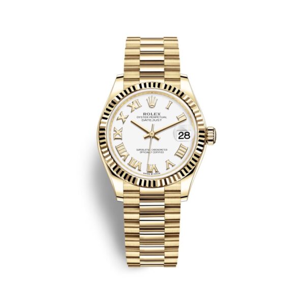 Rolex Datejust 278278-0020 Mặt Số Trắng Cọc Số La Mã 31mm