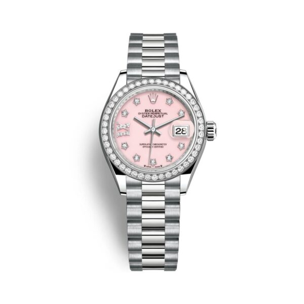 Rolex Datejust Ladies 279139RBR-0002 Mặt Số Hồng Cọc Số Sao 28mm