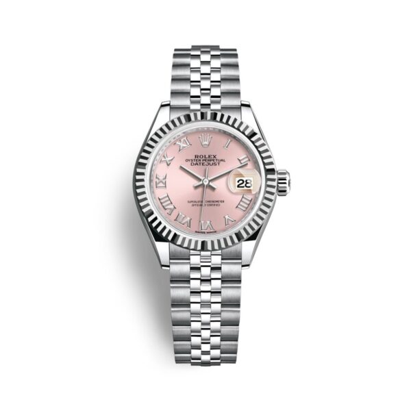 Rolex Datejust Ladies 279174-0017 Mặt Số Hồng Cọc Số La Mã 28mm