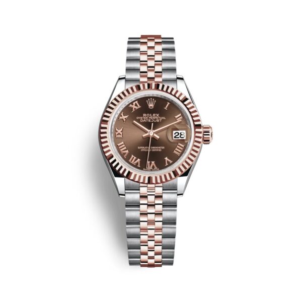 Rolex Datejust Ladies 279171-0009 Mặt Số Chocolate Cọc Số La Mã 28mm