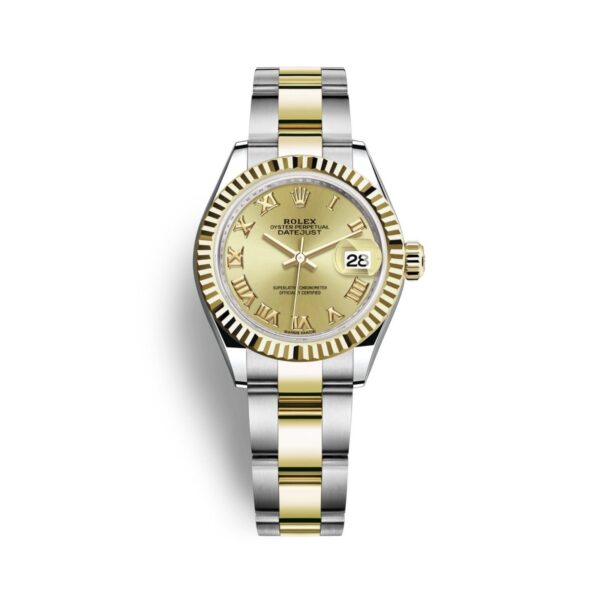 Rolex Datejust Ladies 279173-0010 Mặt Số Champagne Cọc Số La Mã 28mm