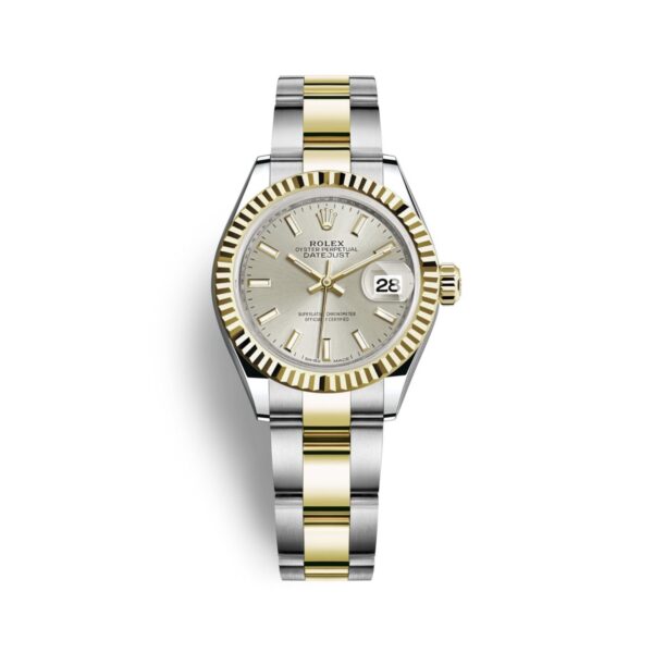 Rolex Datejust Ladies 279173-0020 Mặt Số Bạc Cọc Số Index 28mm