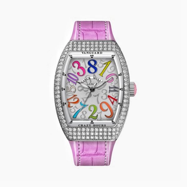 Franck Muller Vanguard Crazy Hours Lady V32 CH COL DRM D (RS) 32×42.3mm