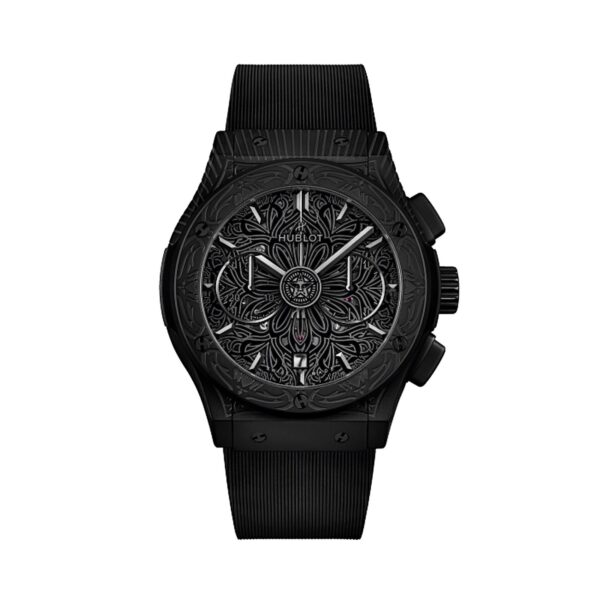 Hublot Classic Fusion Aerofusion Chronograph All Black Shepard Fairey 45mm