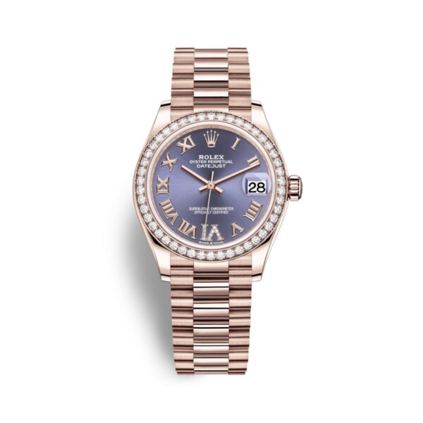 Rolex Datejust 278285RBR-0023 Mặt Số Tím Cọc Số La Mã 31mm