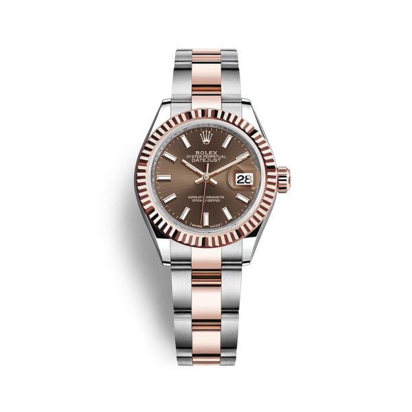 Rolex Datejust Ladies 279171-0018 Mặt Số Chocolate Cọc Số Index 28mm