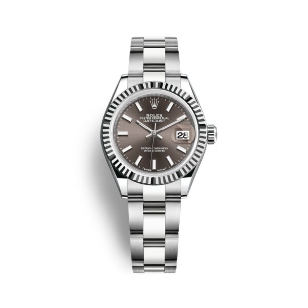 Rolex Datejust Ladies 279174-0012 Mặt Số Nâu Trầm Cọc Số Index 28mm