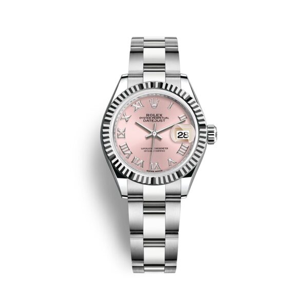 Rolex Datejust Ladies 279174-0018 Mặt Số Hồng Cọc Số La Mã 28mm