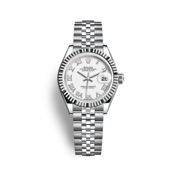 Rolex Datejust Ladies 279174-0019 Mặt Số Trắng Cọc Số La Mã 28mm