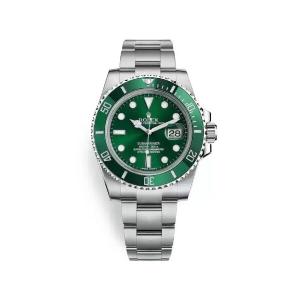 Rolex Submariner Date 116610LV ''Hulk'' Mặt Số Xanh Cọc Số Chromalight 40mm