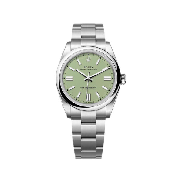 Rolex Oyster Perpetual 134300-0006 Mặt Số Xanh Pistachio Cọc Số Index 41mm