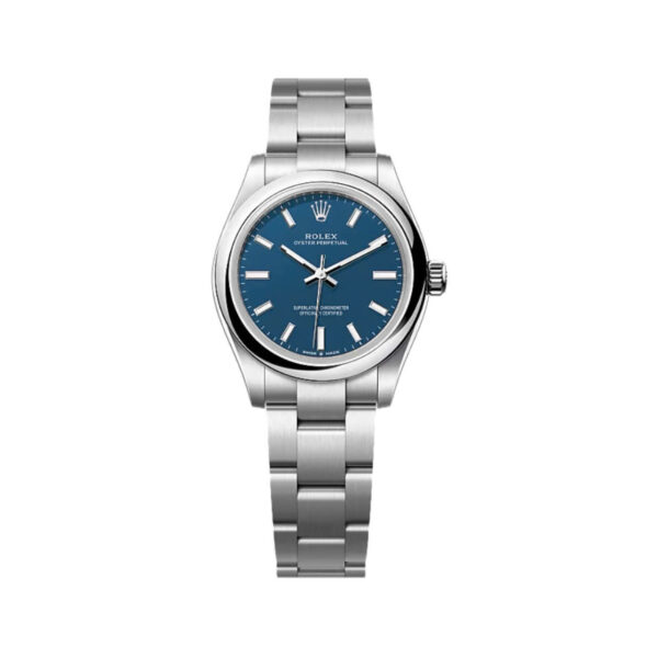 Rolex Oyster Perpetual M277200-0017 Mặt Số Xanh Dương Cọc Số Index 31mm