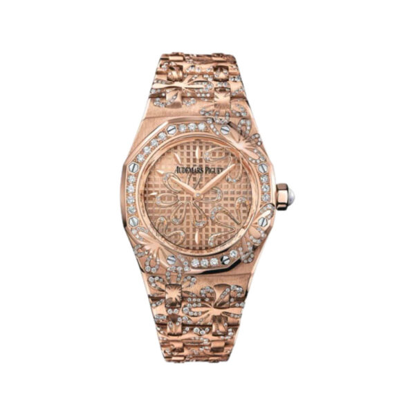 Audemars Piguet Royal Oak 67617OR.ZZ.1235OR.01 Floral Diamond 33mm